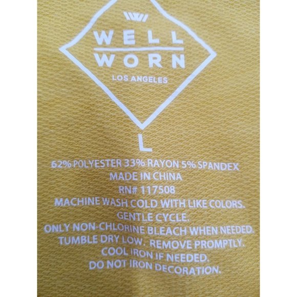 Latino Heritage Women's Large Poderosa Yellow Sweatshirt - Picture 6 of 8